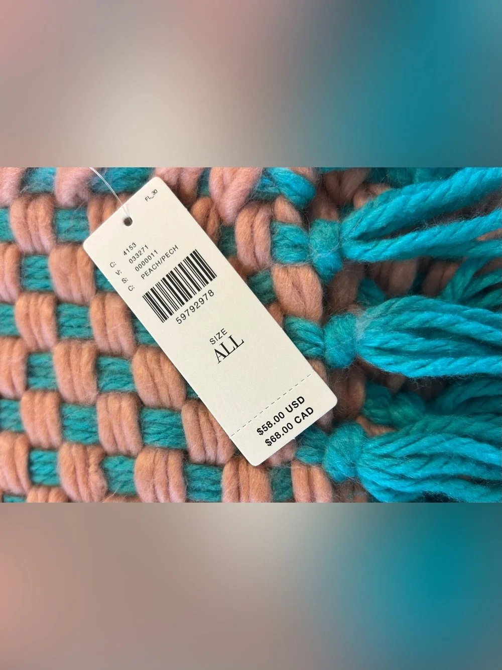 NWT Anthropologie Knit Scarf